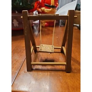 Vintage Dollhouse Swing "TEDDY BEAR STORY" (553)